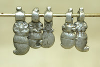 Set of Small Silver Dangles from India