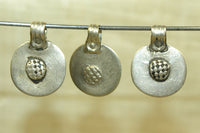 Vintage India silver Round Dangle