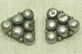 Pair of Antique silver buttons from India