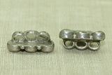 Pair of Antique silver buttons from India