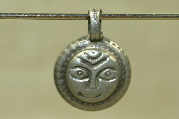 Silver Krishna Amulet