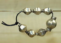 Short Strand of Vintage Silver Beads from India