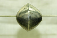 Silver Color 24mm Bicone Bead from Mali