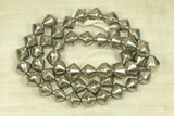 Silver Bicone Beads, Mali