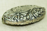 New Silver Bead From Nepal, Lizard