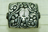 New Silver Bead From Nepal, Frog