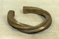 Antique Brass Twisty bracelet from Niger