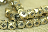 Strand of 4mm Silver Cornerless Cubes