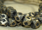 Strand Silver Tone 7mm Cornerless Cubes from Niger