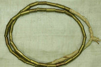 Strand of Large Brass Tubes, Nigeria
