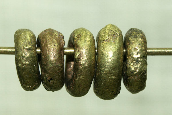New Small Rough Brass Ring from Nigeria