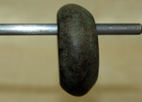 Antique Dark Bronze Hair Ring from West Africa