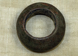 Antique Dark Bronze Hair Ring from West Africa