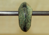 Antique West African Bronze Hair Ring with Green Patina