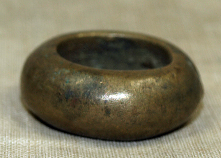 Antique Bronze Hair Ring from Cameroon | Beadparadise.com