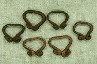 Scroll Shape Bronze Bead from Camaroon