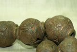 Rare Bronze Hausa Tribe Beads (Nigeria)