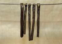Antique Hollow Brass Stick Pendant from Cameroon