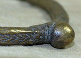 Large, Heavy Brass bracelet from Nigeria