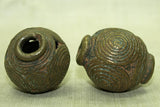Medium Bronze Hausa Tribe Bead (Nigeria)