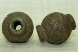 Small Rare Bronze Hausa Tribe Bead (Nigeria)
