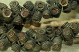 Strand of Antique Brass Ibo Beads from Nigeria