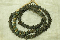 Strand of Antique Brass Ibo Beads from Nigeria