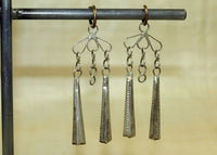 Vintage Thai Silver Dangles, Pair