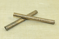 Brass Buddhist Prayer Scroll Tubes