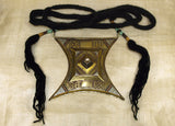 Huge Vintage Tuareg Pyramid Pendant Necklace
