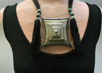 Vintage Tuareg Pyramid Pendant Necklace