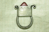Tuareg Silver with Carnelian Pendant