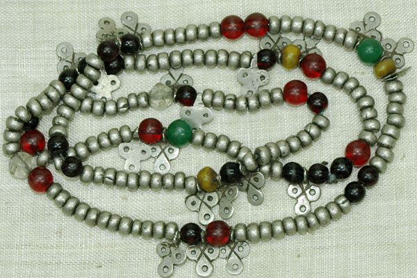 Traditonal Mauritanian Silver/Glass Beads