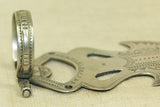 Cool solid silver Tuareg Protective Door hanger/pendant
