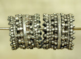 Two Large Antique Silver Spacers from Yemen