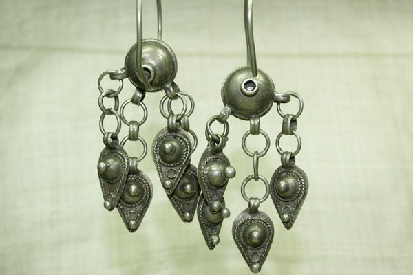Old Silver Earrings from Yemen