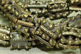 Strand of Cool Lumpy Brass Beads from Yemen