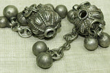 Pair of Vintage Silver Beads with Dangles
