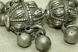 Pair of Vintage Silver Beads with Dangles
