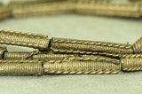 Yoruba Textured Brass Necklace