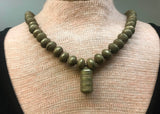 Strand of Yorbua Bumpy Brass Beads