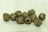 Pack of 10 Yoruba Brass Beads