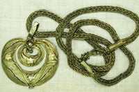 Vintage Yoruba Brass Necklace and Pendant