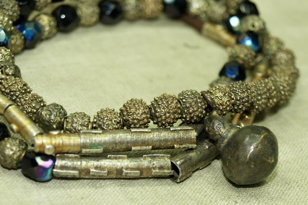 Strand of Vintage Yoruba Brass Beads