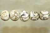 Traditional round and patterned Conch Shell Bead from Nagaland