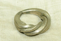 Large Chunky Antique Silver Hair Ring from Niger