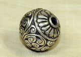 New Large Sterling Silver Bead from Tibet
