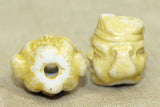 Antique Ceramic Ojime Bead, Japan