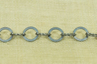 5mm Round, Flattened Chain