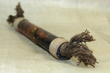 Buddhist Prayer Scroll Tube, mixed metal